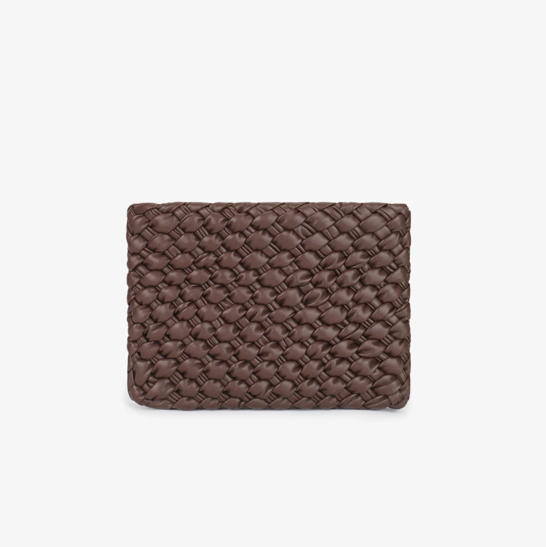 Nieves Woven Clutch