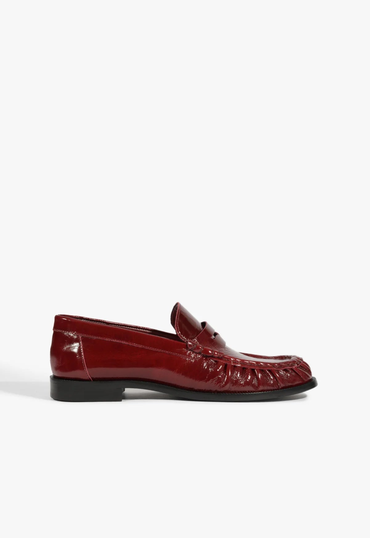 Tyche patent loafer - cranberry red