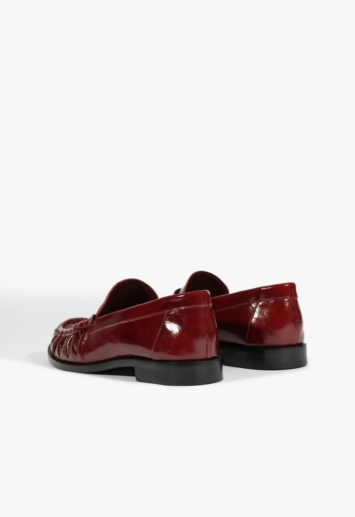 Tyche patent loafer - cranberry red