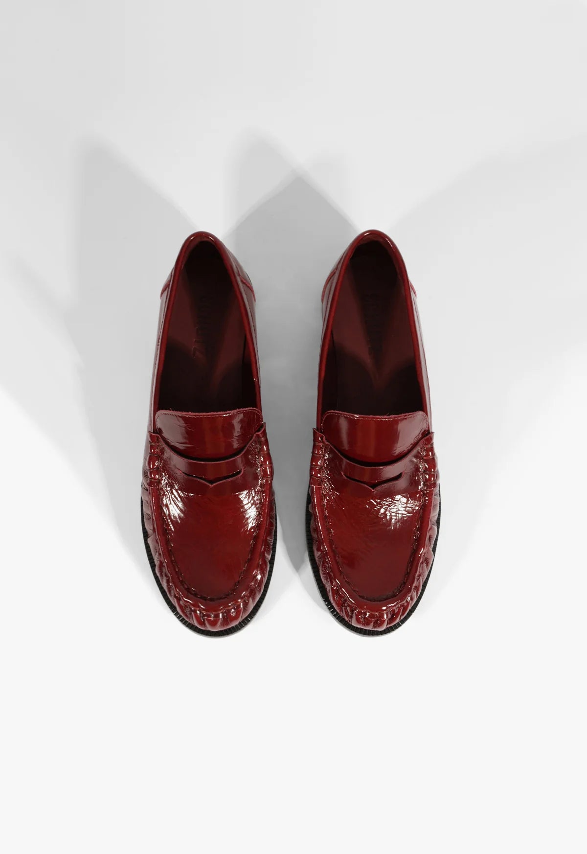 Tyche patent loafer - cranberry red