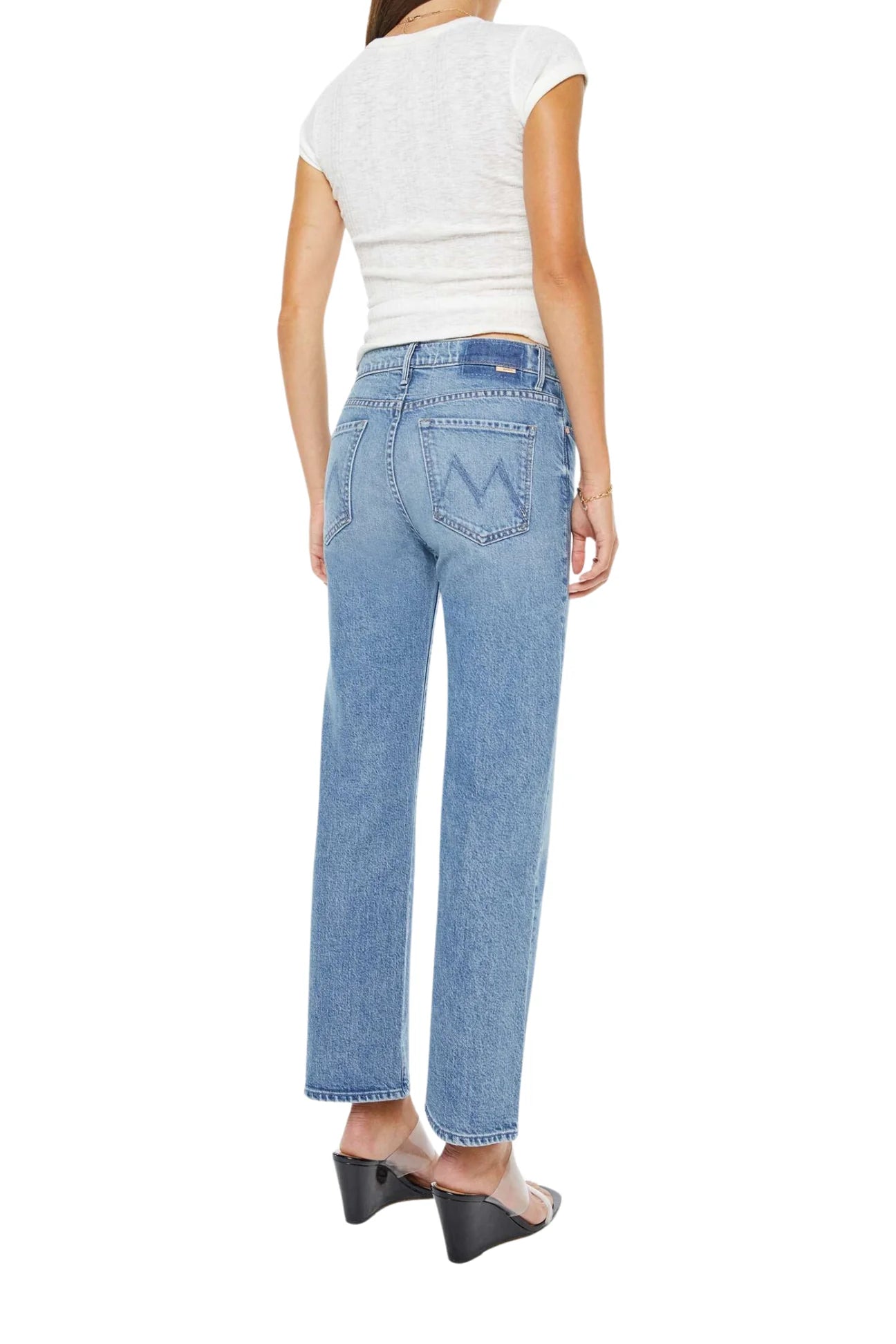 Mother Denim The Kick It Ankle in Birds Gone Wild