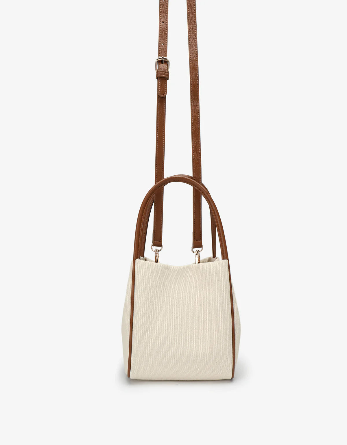 REMI/REID HOLLACE MINI TOTE CANVAS CONTRAST PIPING