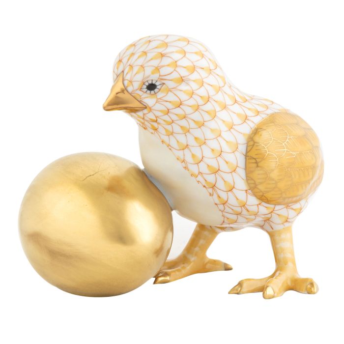 Herend Baby Chick w/ Egg