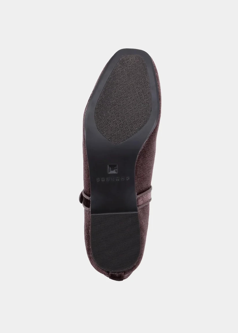 Shu Shop - ANNABELLE Velvet Ballet Flat in 2 colors