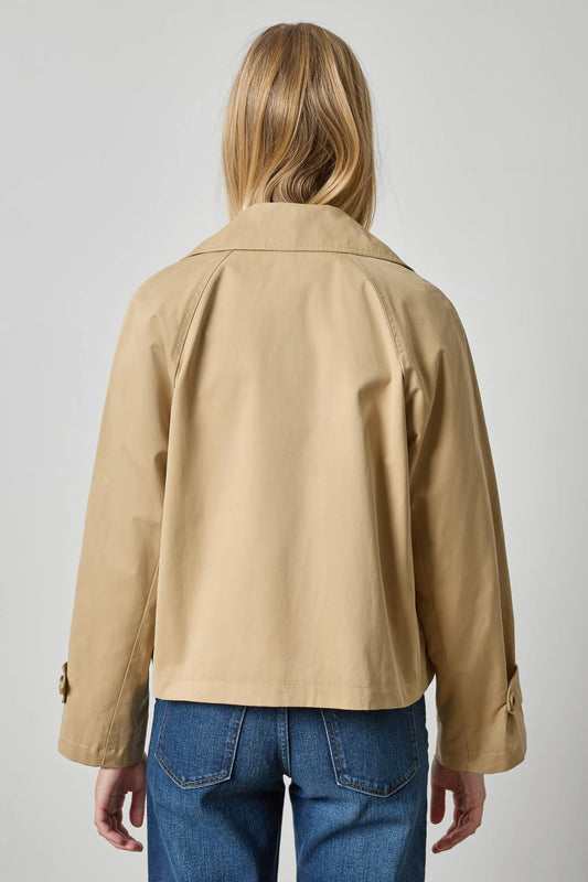 Lilla P - DOUBLE BREASTED SHORT TRENCH