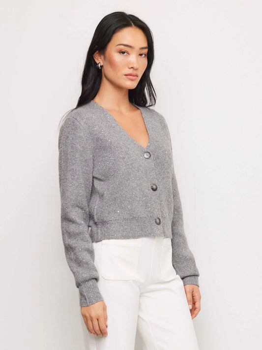 Fifteen Twenty - NAE SEQUIN CARDIGAN SWEATER