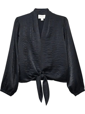 Scarlet Tie Front Top