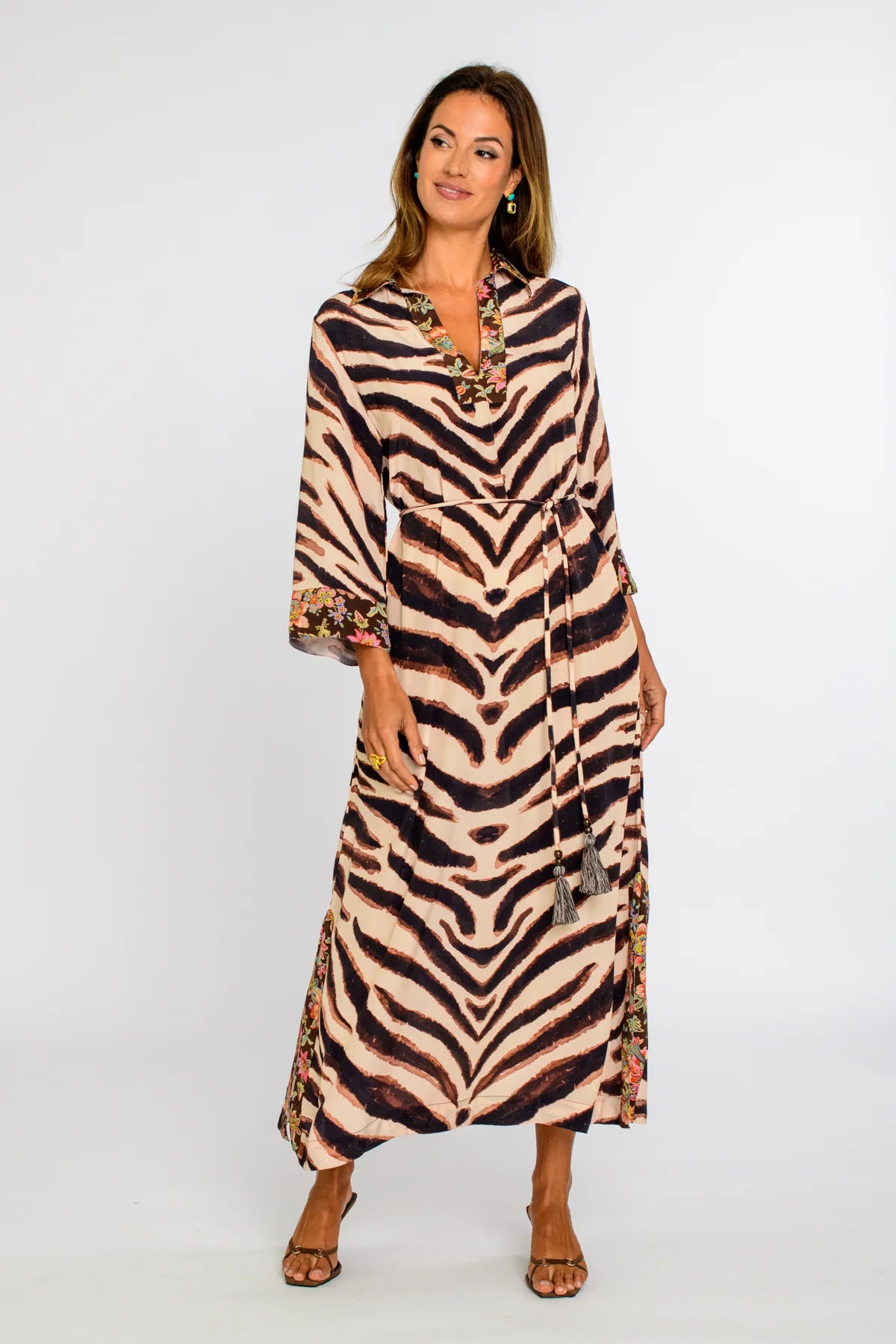 The Talia Dress in Zebra