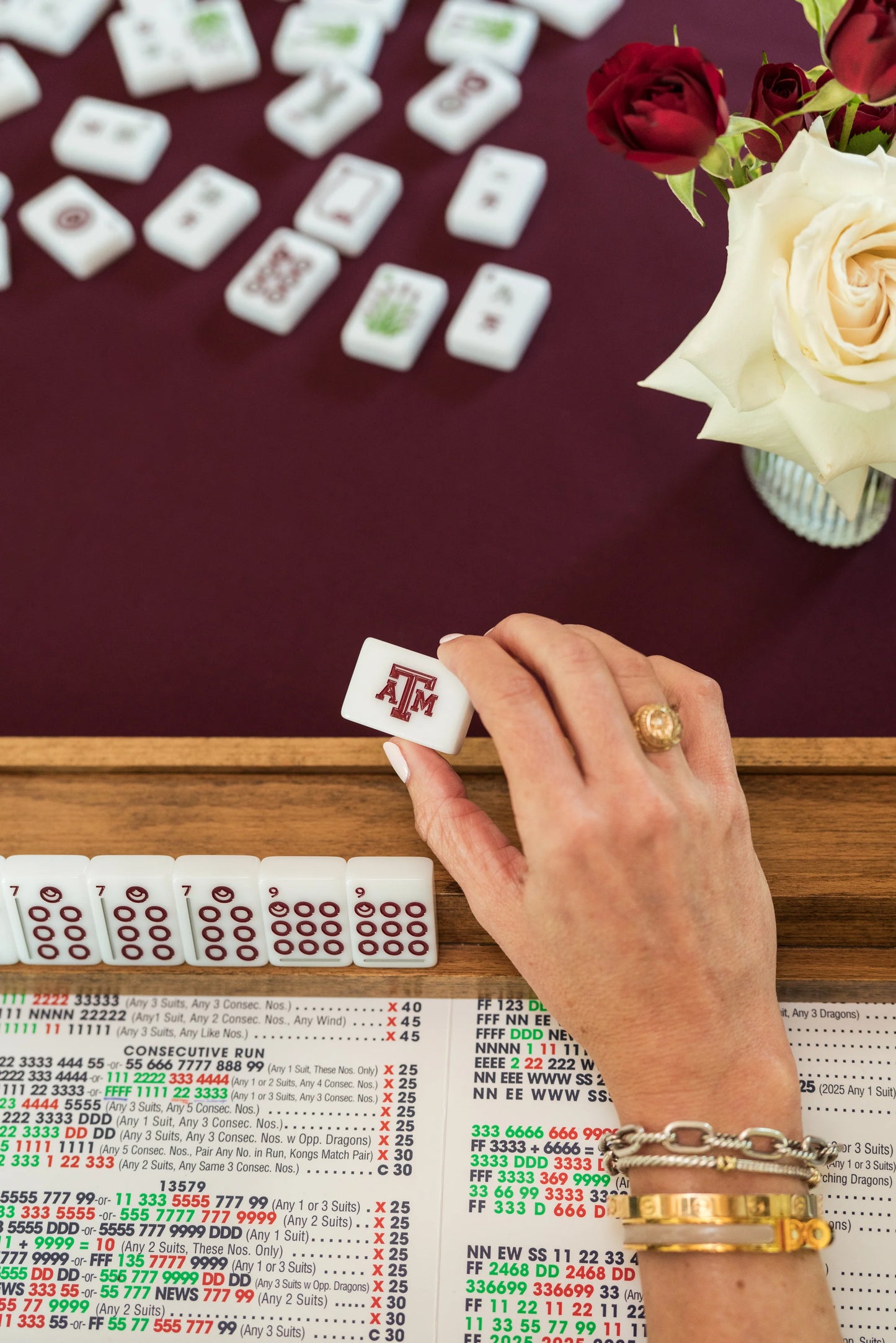 Texas A&M Mahjong Tiles