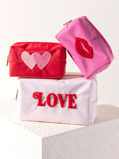 Shiraleah Cara "Love" Cosmetic Pouch
