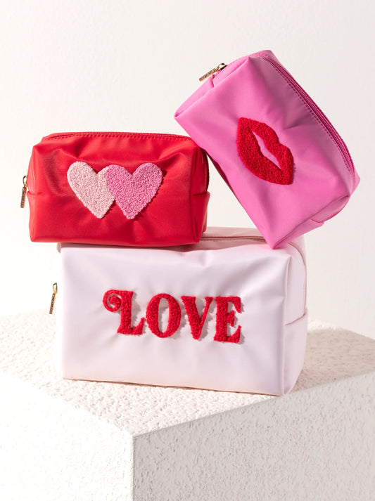 Shiraleah Cara "Love" Cosmetic Pouch