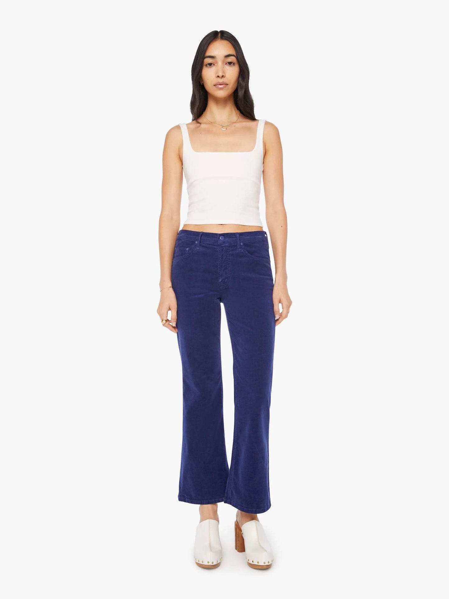 MOTHER DENIM Bookie Flood Bootcut Corduroy