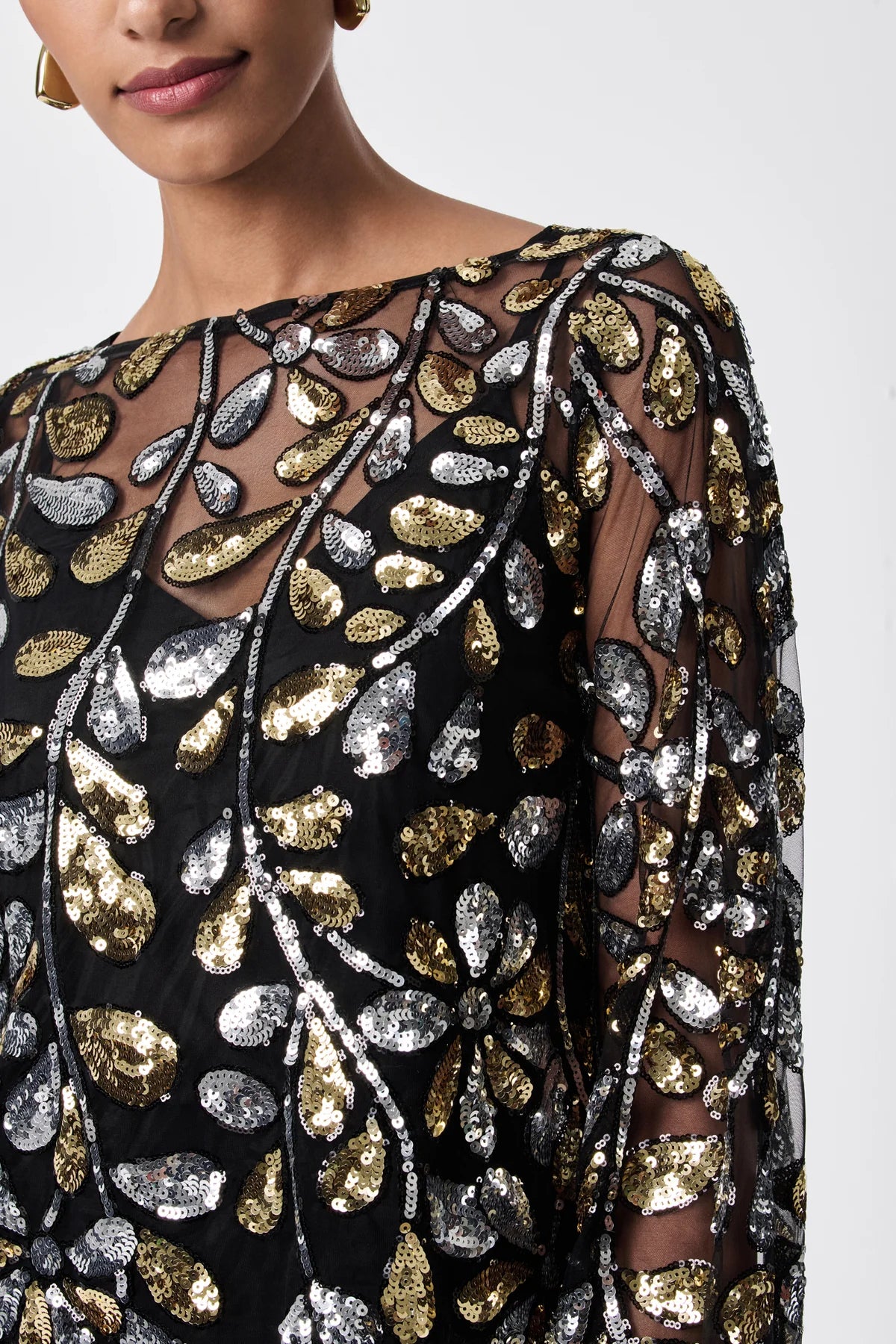 Femmes Sequin Top