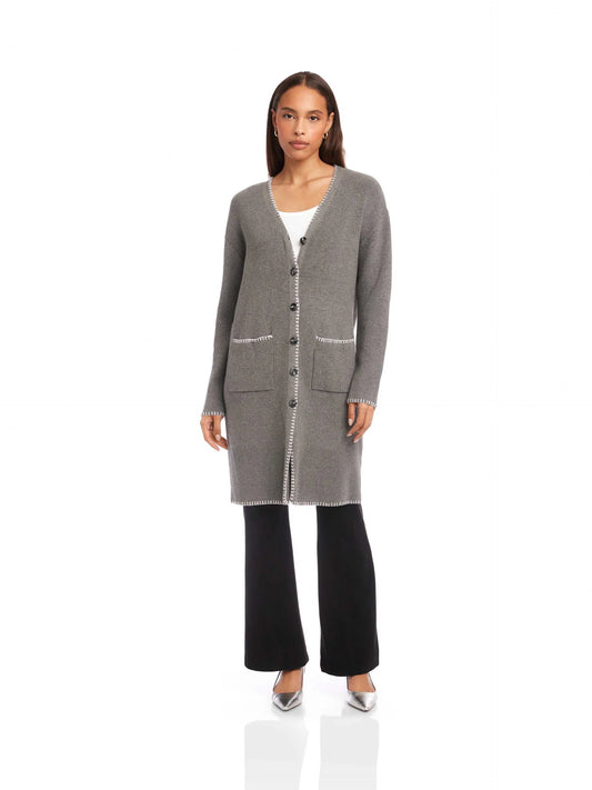 Ariel Edge Stitch Cardigan Sweater