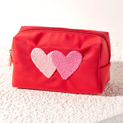 Shiraleah Cara "Hearts" Cosmetic Pouch