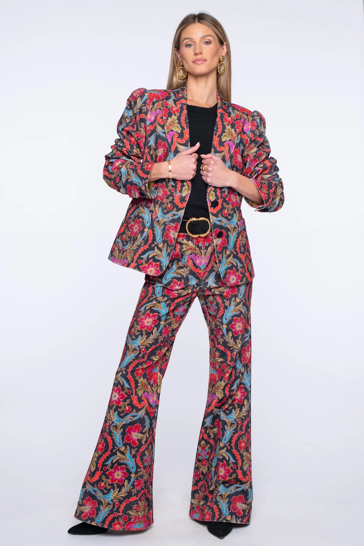 Elizabeth James - Charlie Trouser in Damask