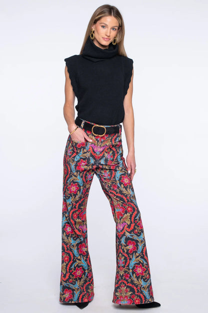 Elizabeth James - Charlie Trouser in Damask
