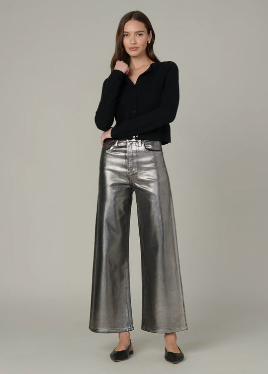 The Mia Pewter Foil High Rise