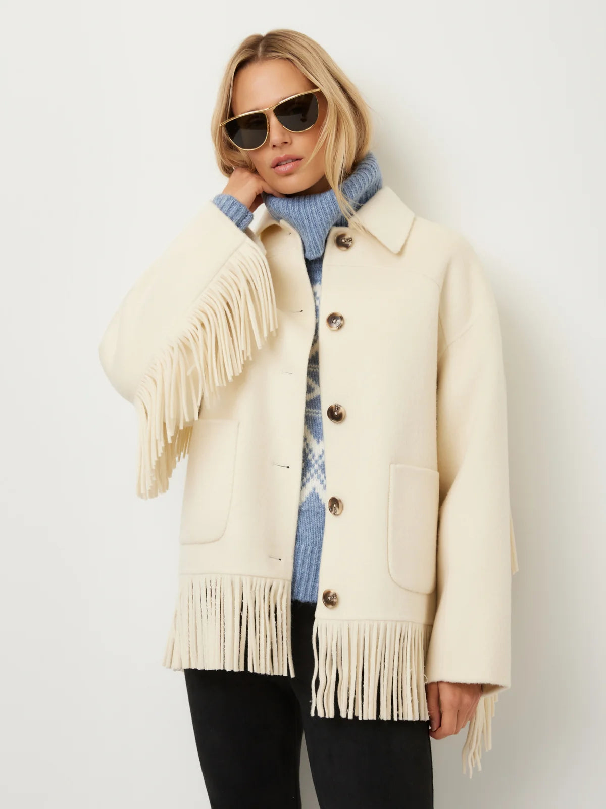 Fifteen Twenty - YARA FRINGE JACKET