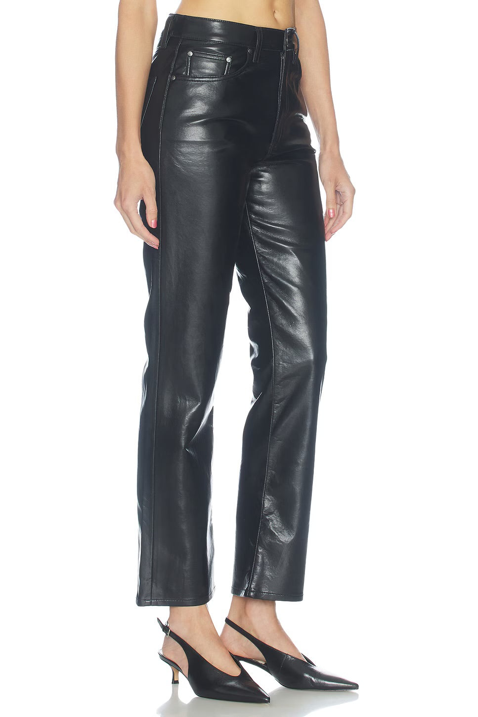 AGOLDE LANA JEAN (RECYCLED LEATHER)