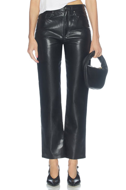 AGOLDE LANA JEAN (RECYCLED LEATHER)