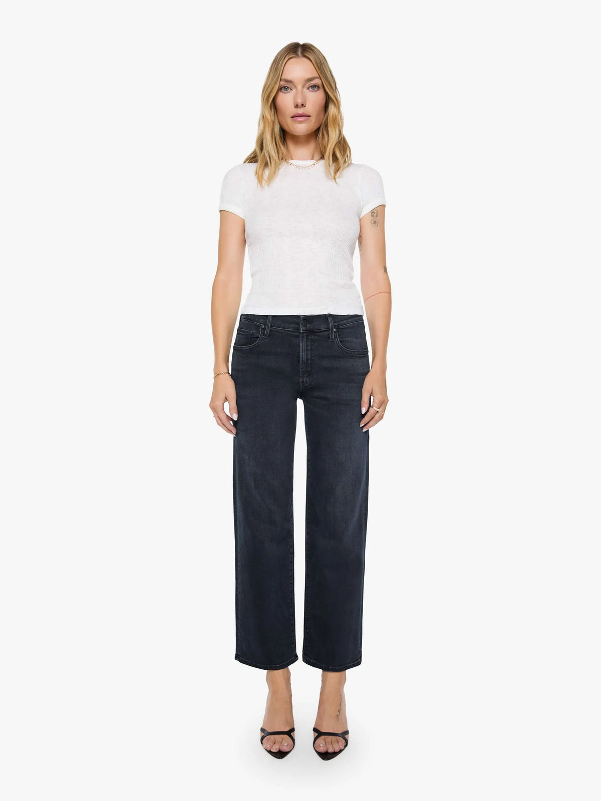 MOTHER The Mid Rise Rambler Zip Ankle