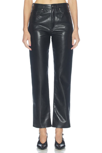 AGOLDE LANA JEAN (RECYCLED LEATHER)