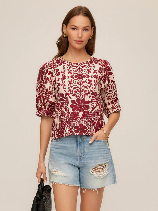 Fifteen Twenty - ROSIE PUFF SLEEVE TOP