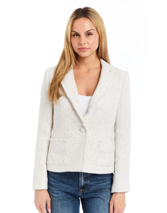 Eda Gold Boucle Blazer