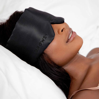 Black Jade Silk Sleep Eye Mask