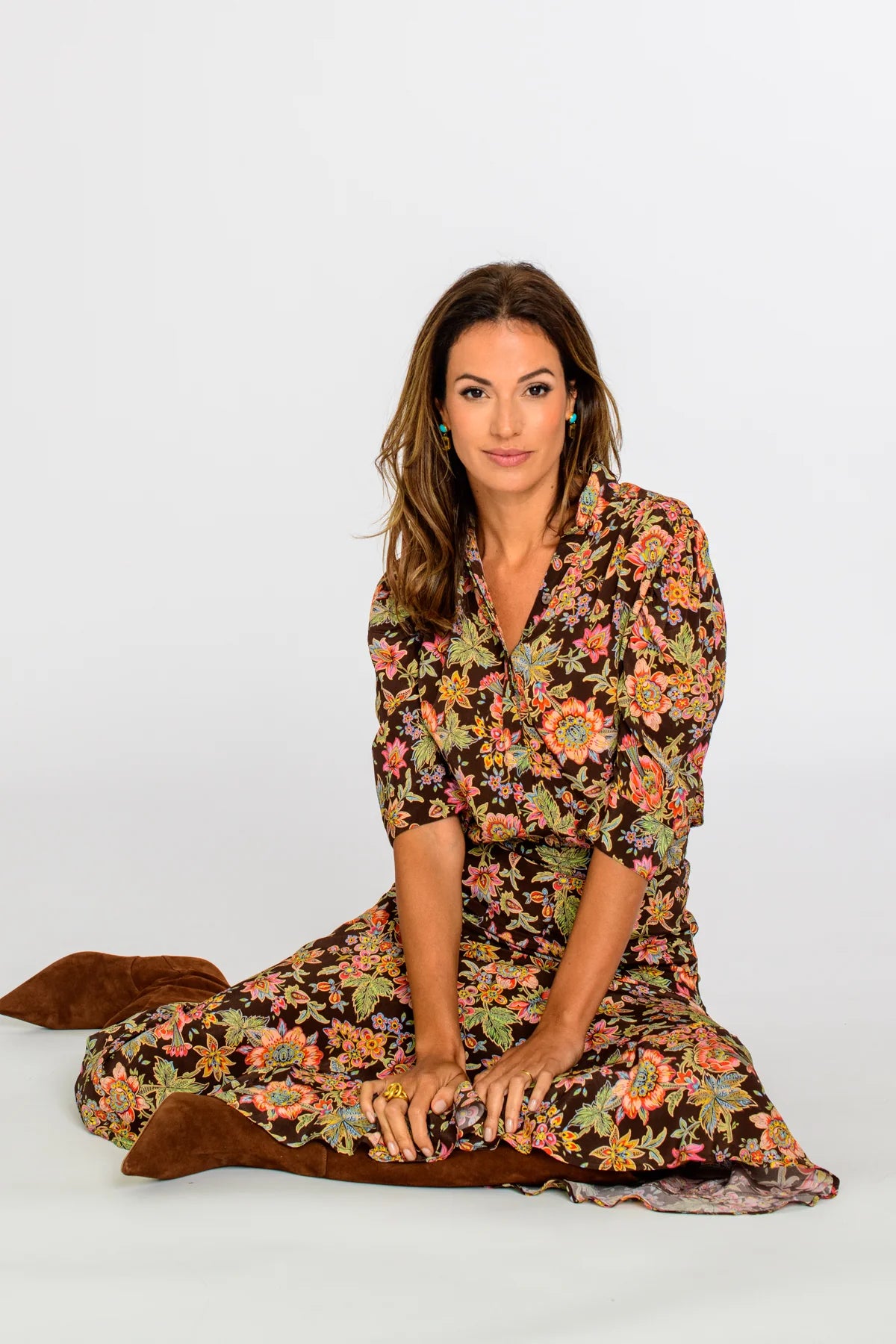 The Ruthie Top in Wallflower Brown