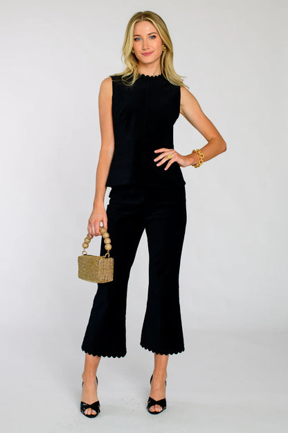 The Jojo Pants in Black Velvet