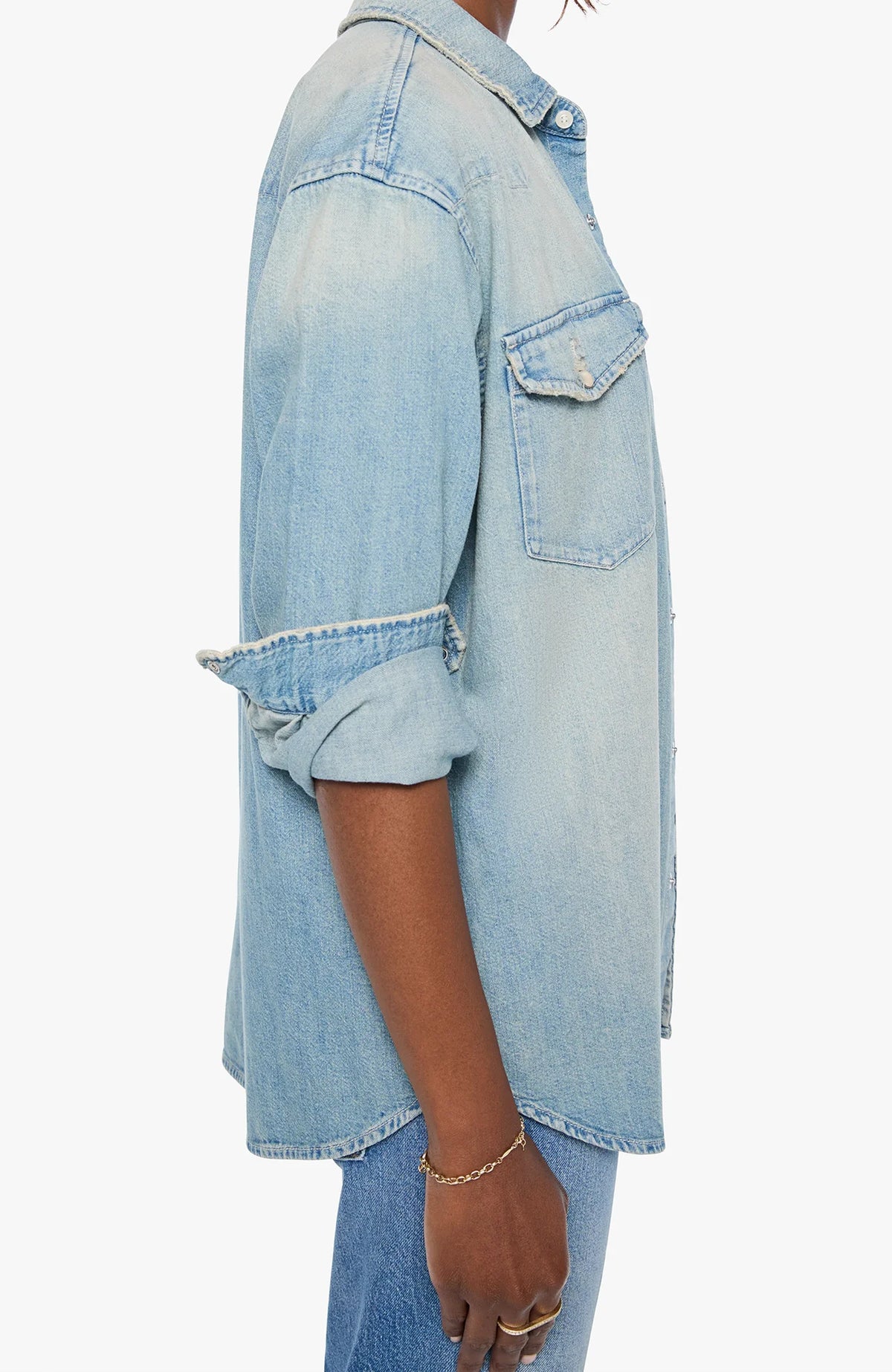 Mother Denim - The Exes And Ohs Denim Shirt in Rowdy Roadshow