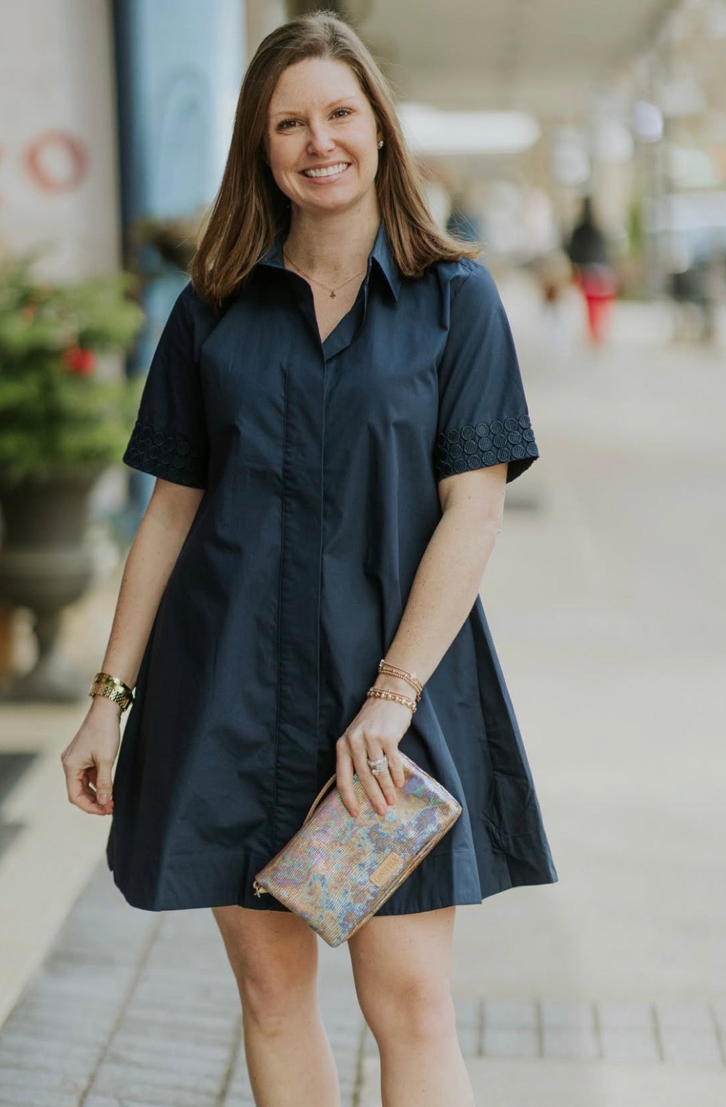 Penny Dress in Navy