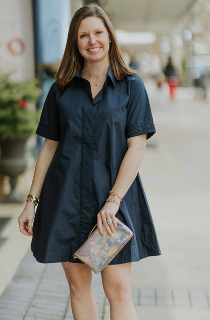 Penny Dress in Navy