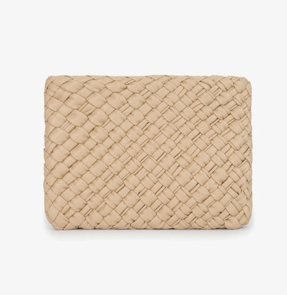 Nieves Woven Clutch
