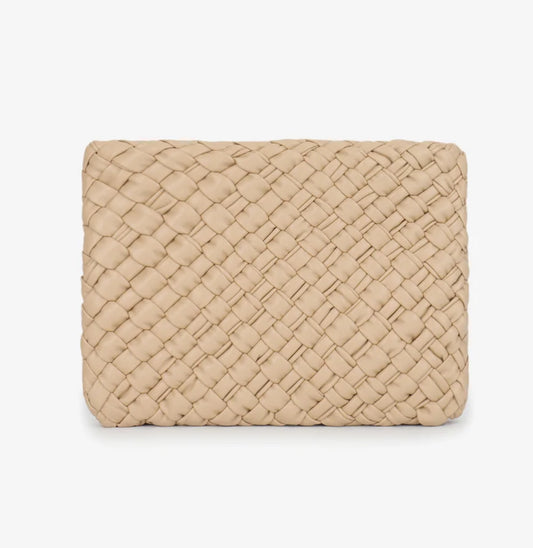 Nieves Woven Clutch