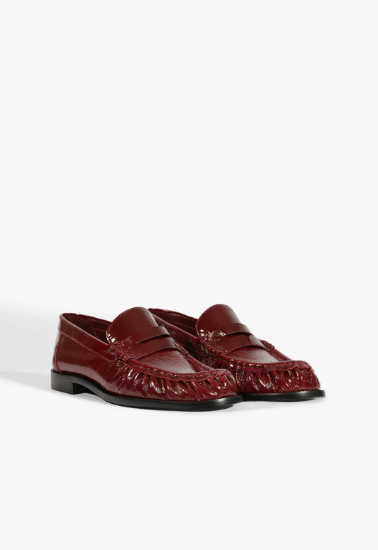 Tyche patent loafer - cranberry red