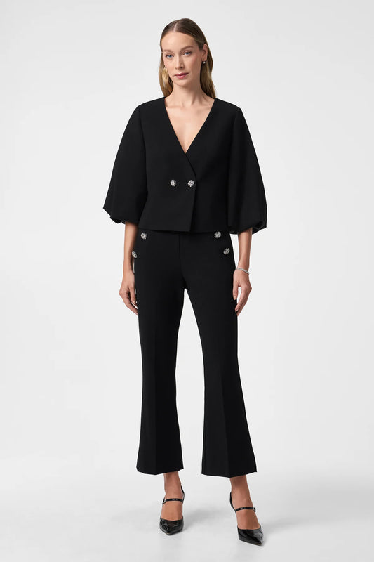 Luhrmann Embellished Kick-Flare Pant