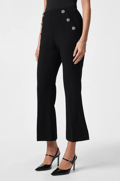 Luhrmann Embellished Kick-Flare Pant