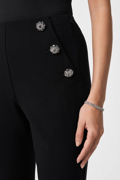 Luhrmann Embellished Kick-Flare Pant