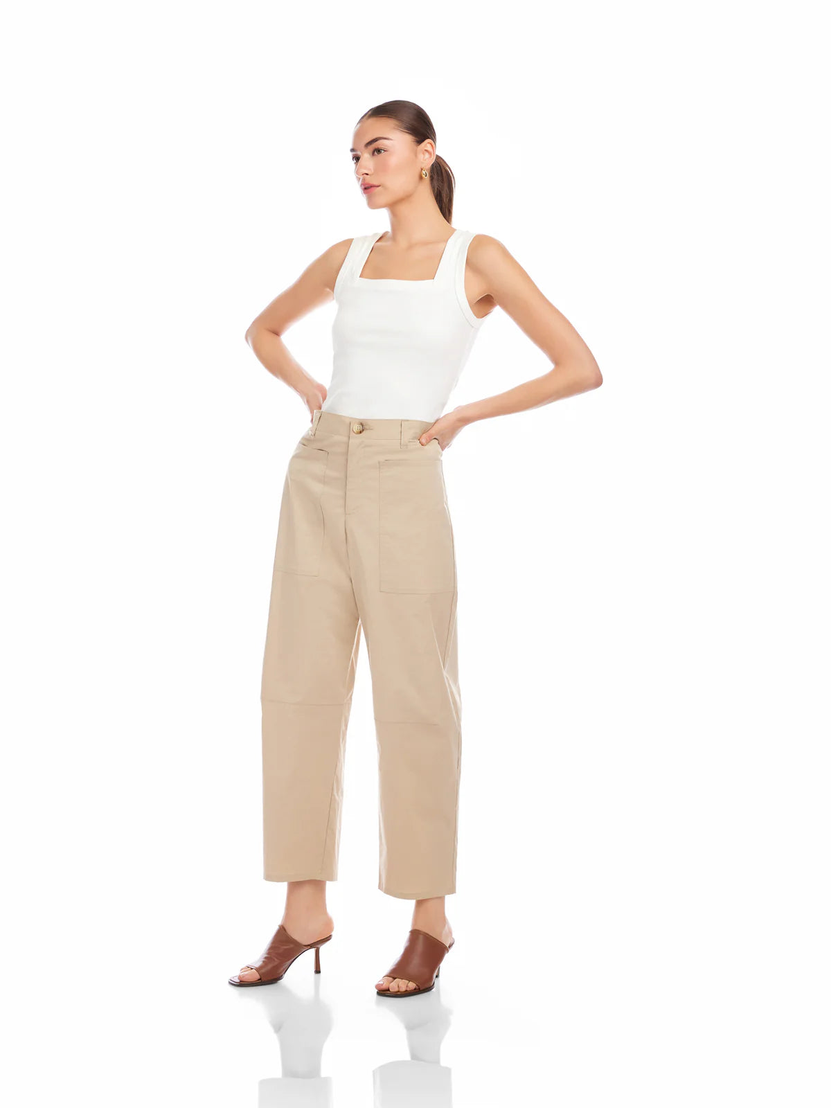 Fifteen Twenty - SONDRA BARREL LEG PANTS