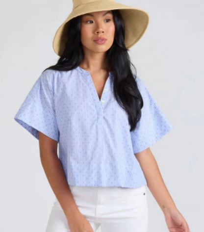 London Top in Diamond Stripe