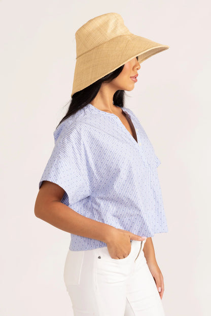 London Top in Diamond Stripe