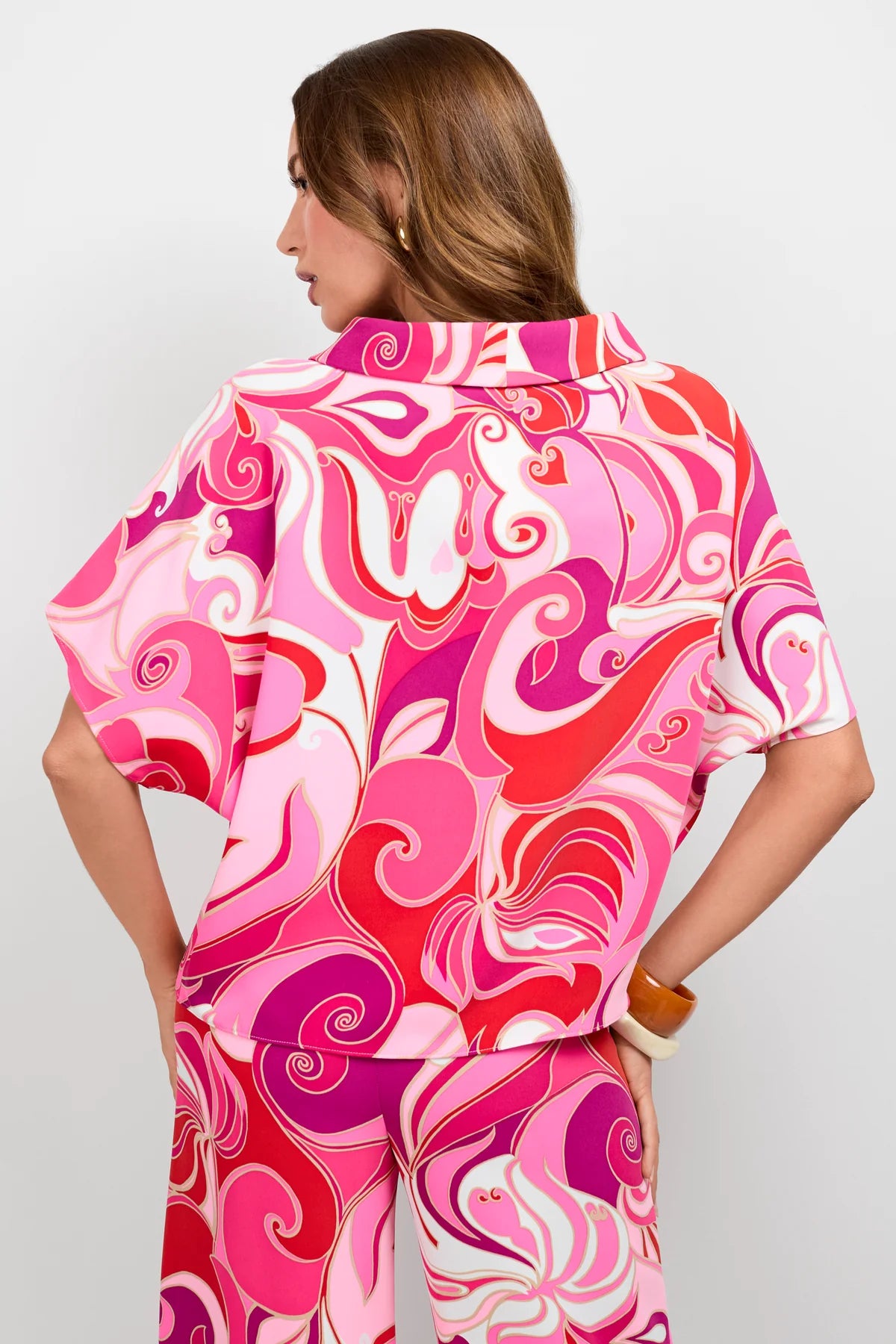 Trina Turk Honeysuckle Boatneck Top