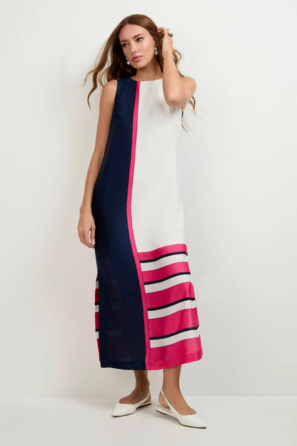 Trina Turk Moderna Linee Midi Dress