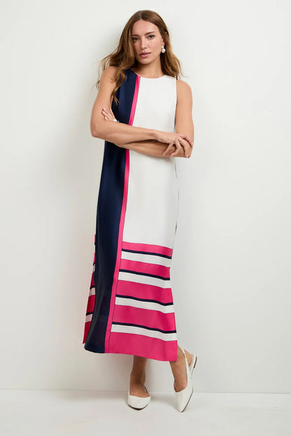 Trina Turk Moderna Linee Midi Dress