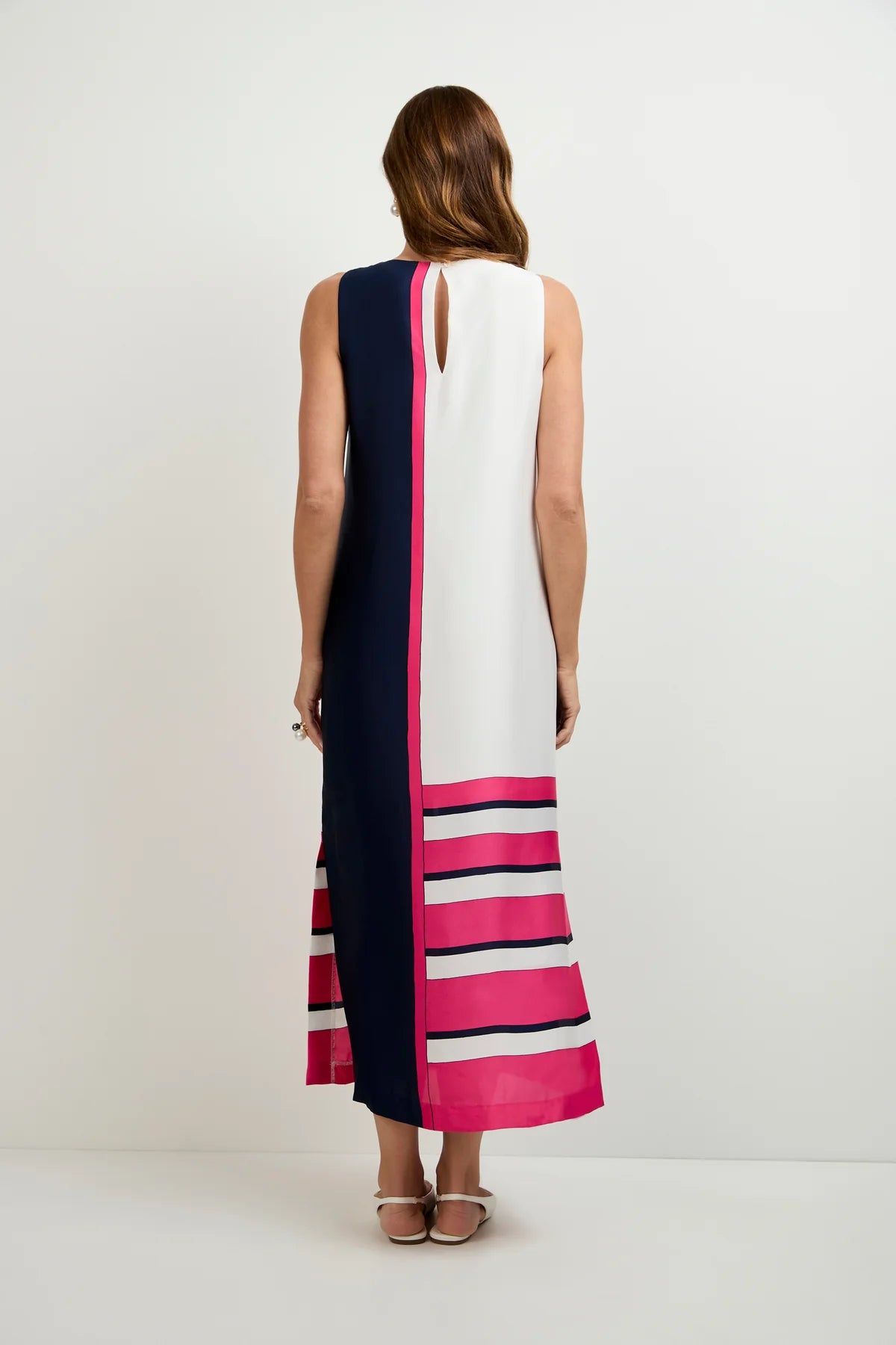 Trina Turk Moderna Linee Midi Dress