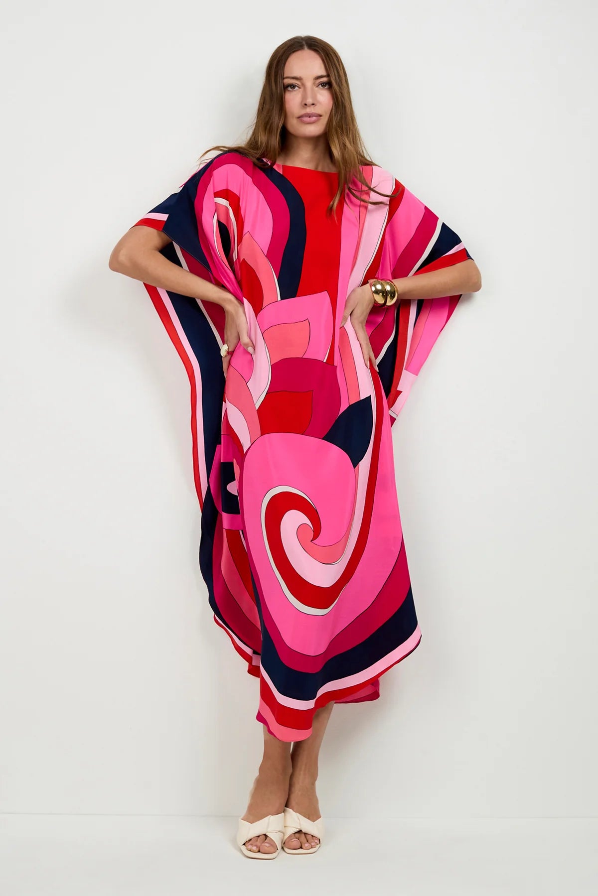 Trina Turk Jalani Maxi Caftan Dress