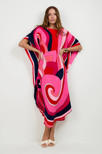 Trina Turk Jalani Maxi Caftan Dress